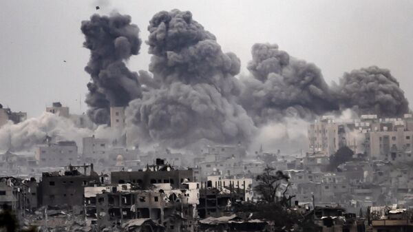 Израильская бомбардировка сектора Газа