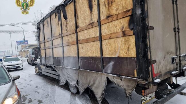 Последствия пожара на АЗС в Химках