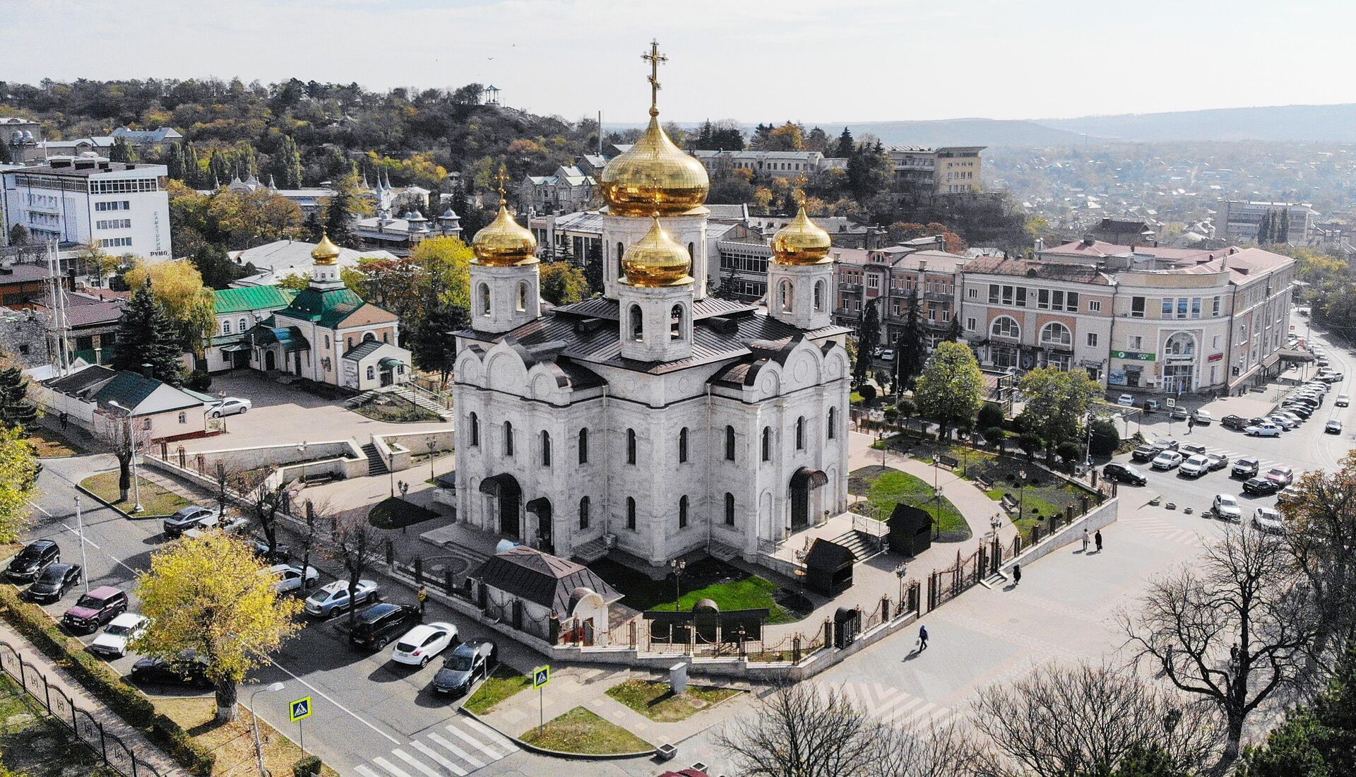 Спасский кафедральный собор в Пятигорске - РИА Новости, 1920, 30.10.2023