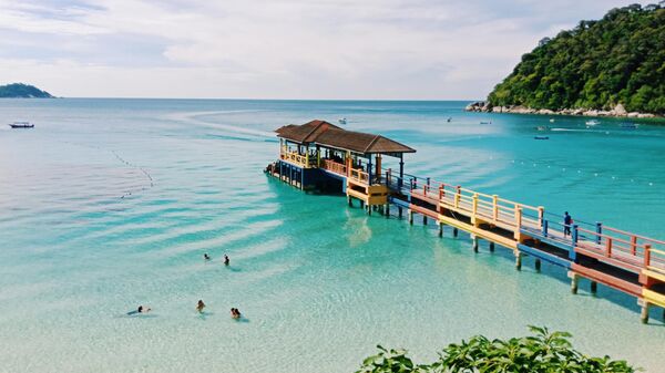 Пляж на Перхентианских островах, Малайзия