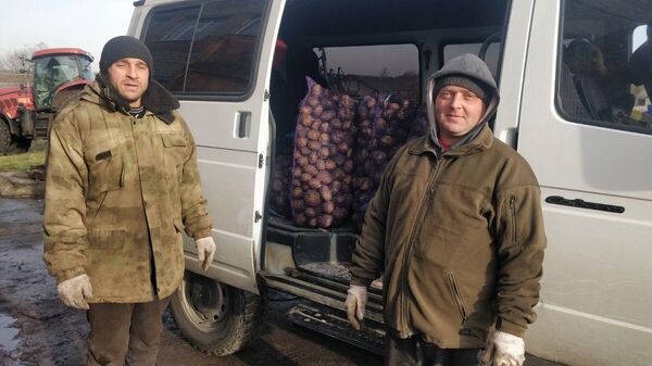 Картофель из Орловской области для бойцов спецоперации