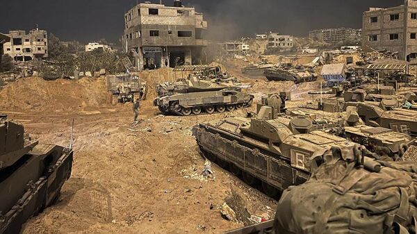 Военная техника израильской армии в секторе Газа. Архивное фото
