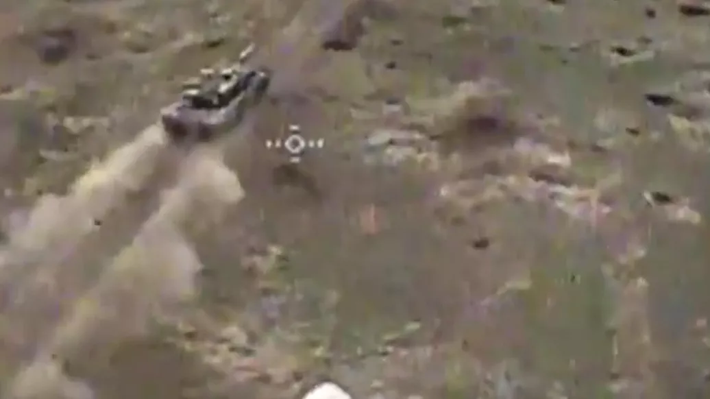 Минобороны показало видео уничтожения немецкого танка Leopard