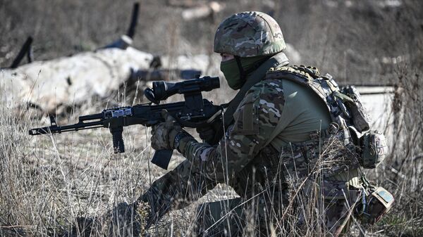 Боец группы спецназа Ахмат