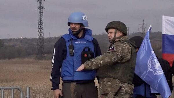 Ротация наблюдателей миссии МАГАТЭ на Запорожской АЭС. Видео Минобороны