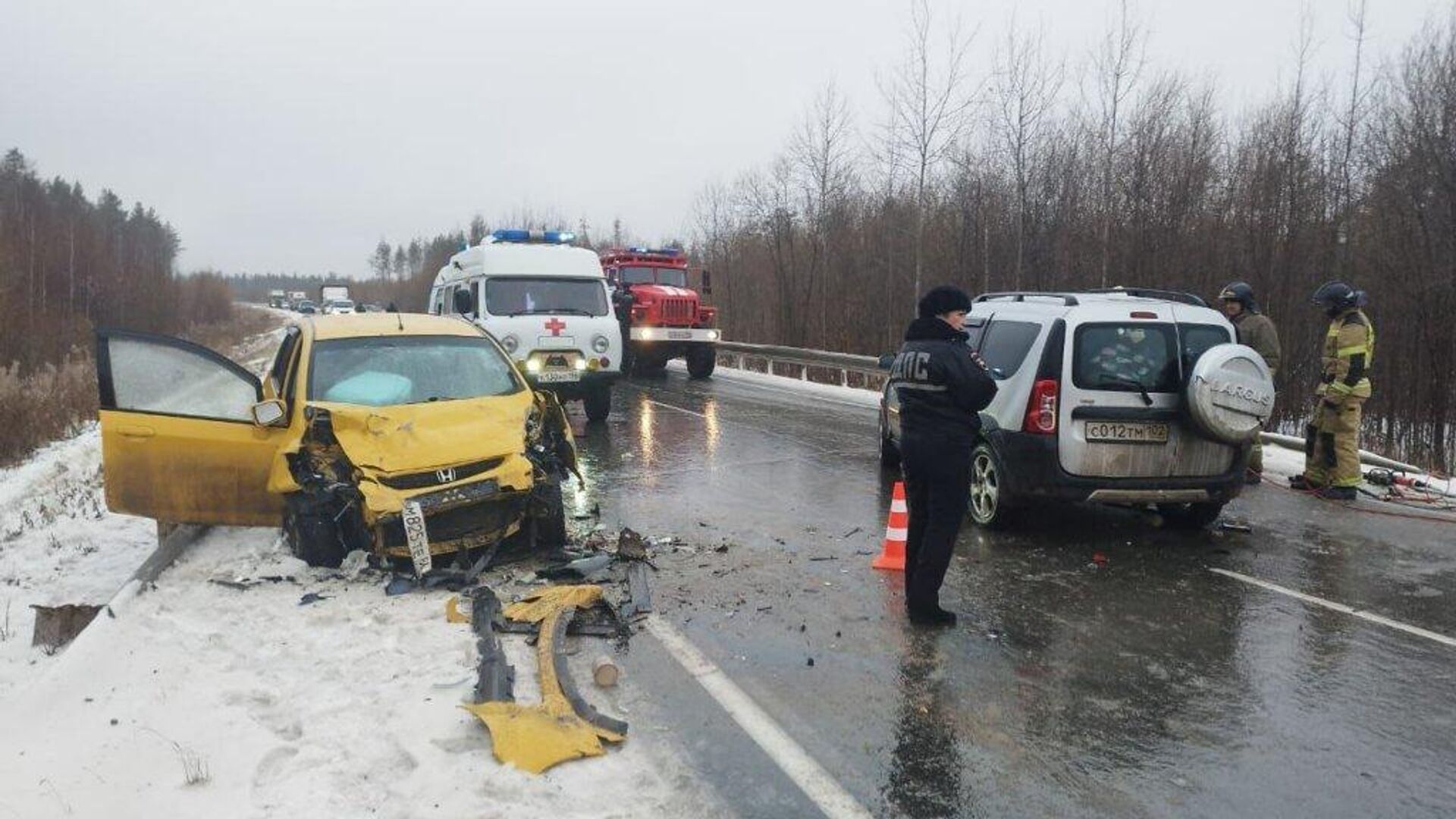 В Югре один человек погиб при столкновении двух автомобилей - РИА Новости,  03.11.2023