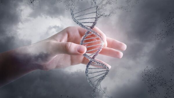 Иллюстрация ДНК человека