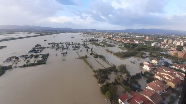 Наводнение в итальянской области Тоскана. 3 ноября 2023