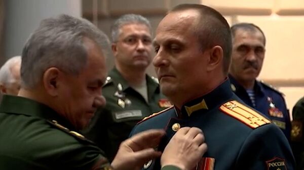 Вручение медалей Золотая Звезда командирам и бойцам за подвиги в сражениях СВО
