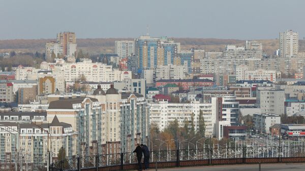 Вид на Белгород со смотровой площадки