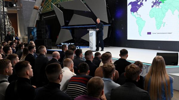 Секретарь Совета безопасности РФ Николай Патрушев на Международной выставке-форуме Россия на ВДНХ