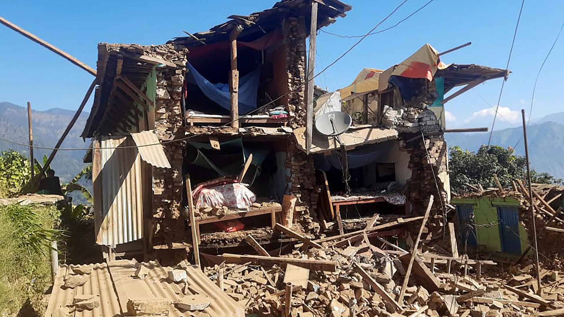 Последствия землетрясения в Непале. 4 ноября 2023 - РИА Новости, 1920, 04.11.2023