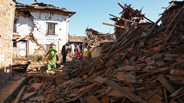 Последствия землетрясения в Непале. 4 ноября 2023