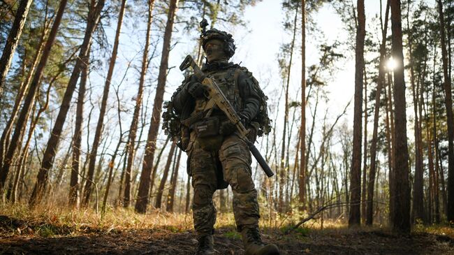 Военнослужащий ВС России в зоне СВО