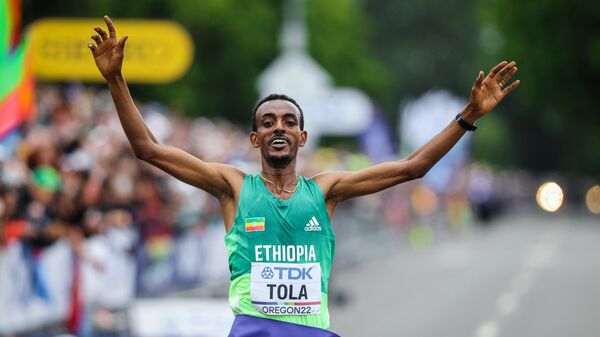 Эфиопский атлет Тамират Тола