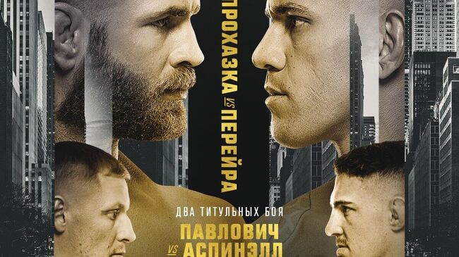 Официальный постер UFC 295