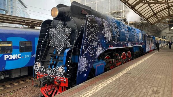 Поезд Деда Мороза, который отправится в новогоднее путешествие по России из Великого Устюга