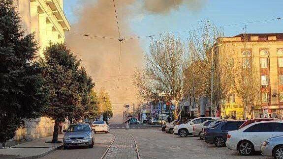 Последствия взрыва в Донецке - РИА Новости, 1920, 07.11.2023