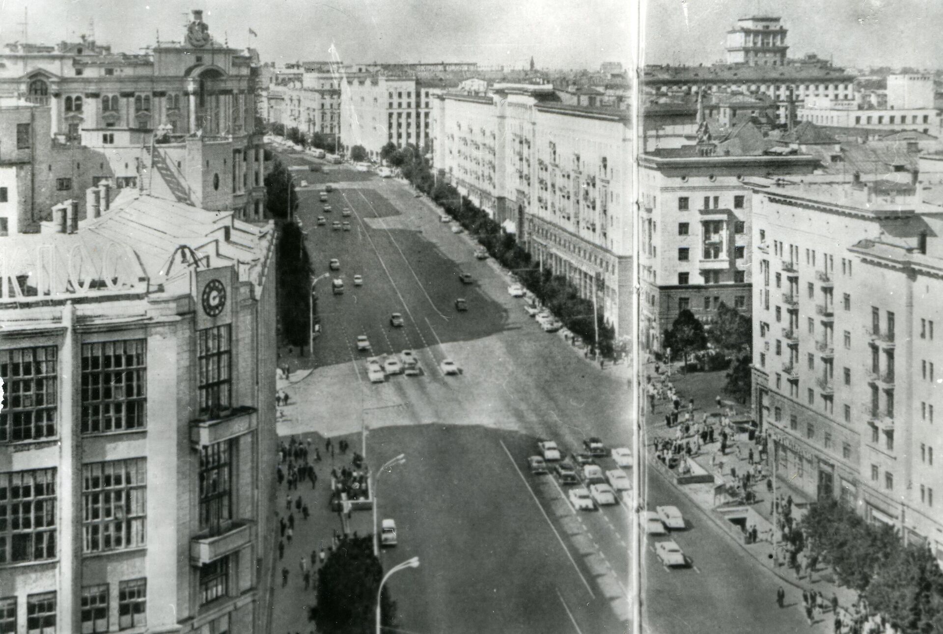 Тверская улица в Москве   - РИА Новости, 1920, 07.11.2023