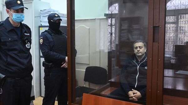 Заместитель министра внутренних дел Дагестана Руфат Исмаилов в Басманном суде. 8 ноября 2023