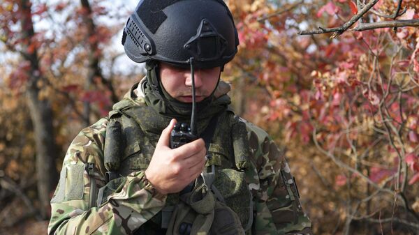 Российский военный в зоне проведения специальной военной операции