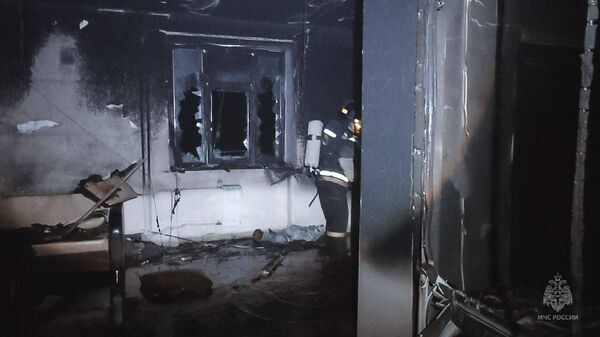 Пожар в психоневрологической клинике в Башкирии
