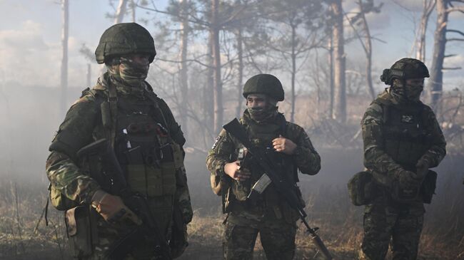 Российские военные в зоне проведения спецоперации. Архивное фото