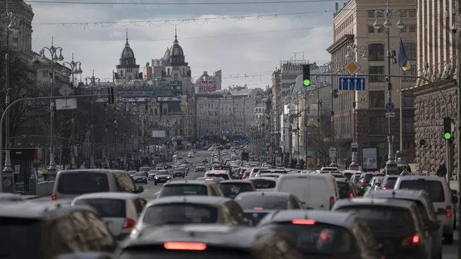 Улица Крещатик в Киеве