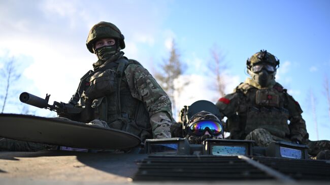 Военнослужащие ВС РФ в зоне СВО
