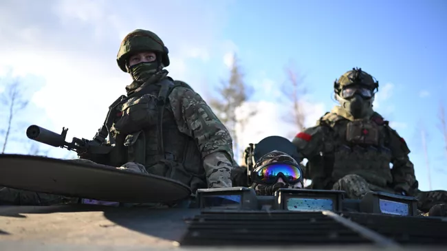 Военнослужащие ВС РФ в зоне СВО