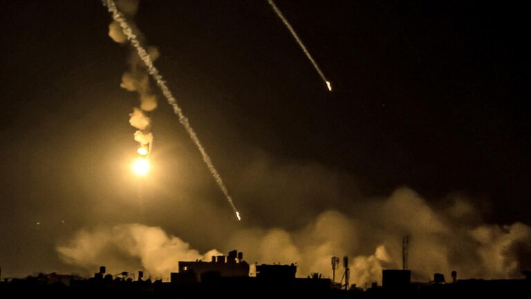 Ракетные удары Израиля по сектору Газа