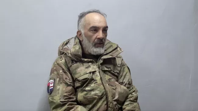 Пленный наемник ВСУ Георгий Чубетидзе