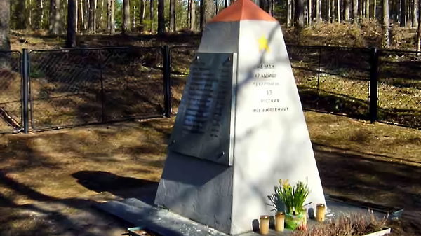 Захоронение советских солдат на кладбище Кавиланнуми в городе Сало в Финляндии