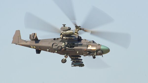 Российский боевой вертолет Ка-52