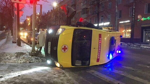 ДТП с участием машины скорой помощи в Петрозаводске