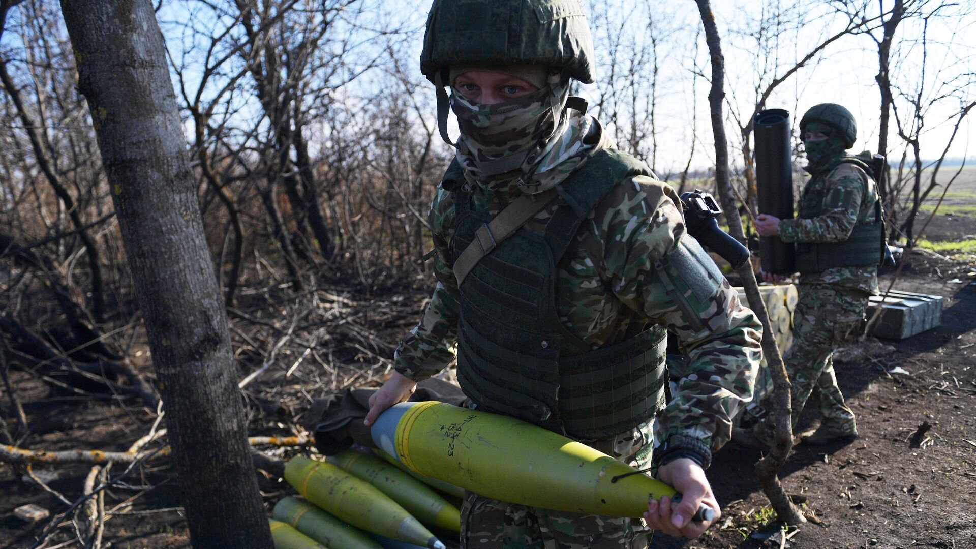 Артиллеристы ВС РФ в зоне проведения специальной военной операции - РИА Новости, 1920, 21.11.2023