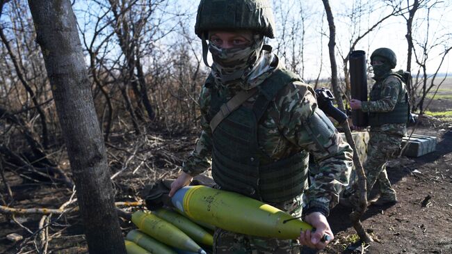 Артиллеристы ВС РФ в зоне проведения специальной военной операции