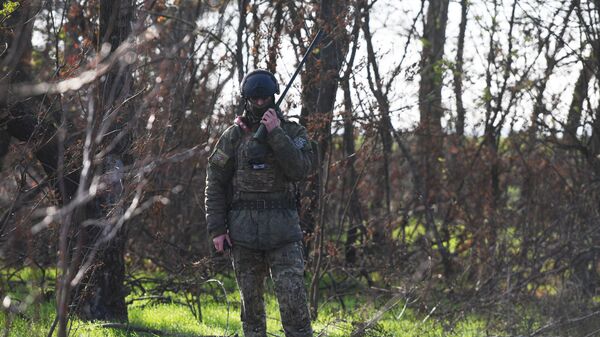 Артиллерист ВС России в зоне проведения специальной военной операции