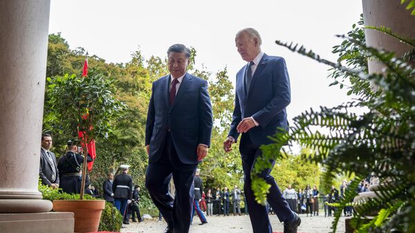 Президент США Джо Байден и президента Китая Си Цзиньпина 