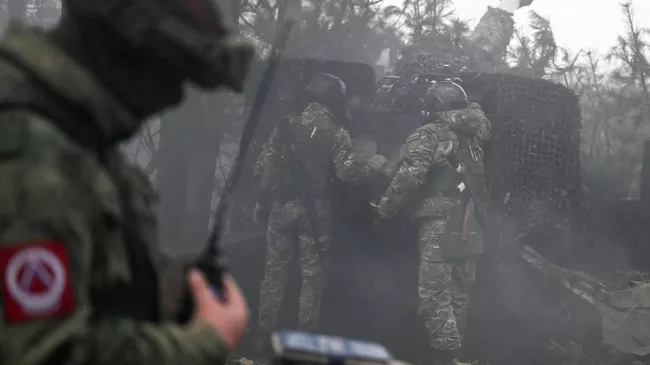 Российские военные ведут огонь по позициям ВСУ