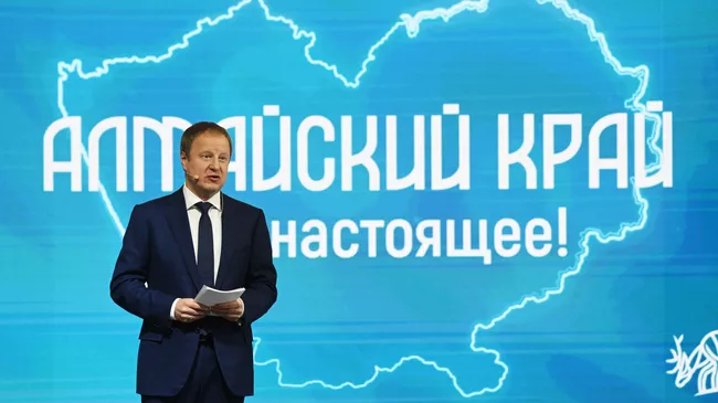 Губернатор Алтайского края Виктор Томенко на международной выставке-форуме Россия. 19 ноября 2023 года