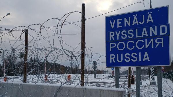 КПП на границе Финляндии с Россией