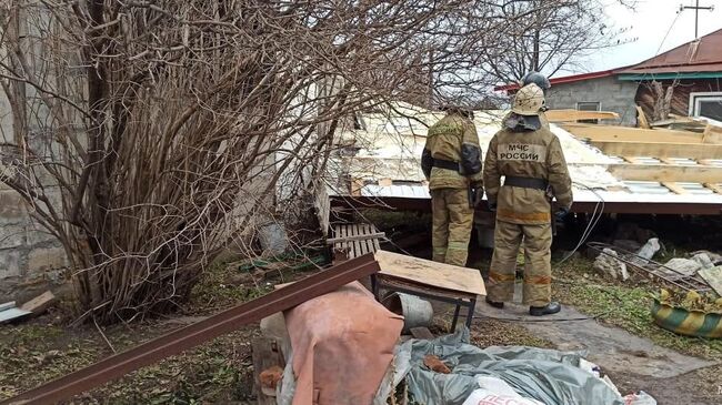 Ликвидация последствий ураганного ветра в Барнауле