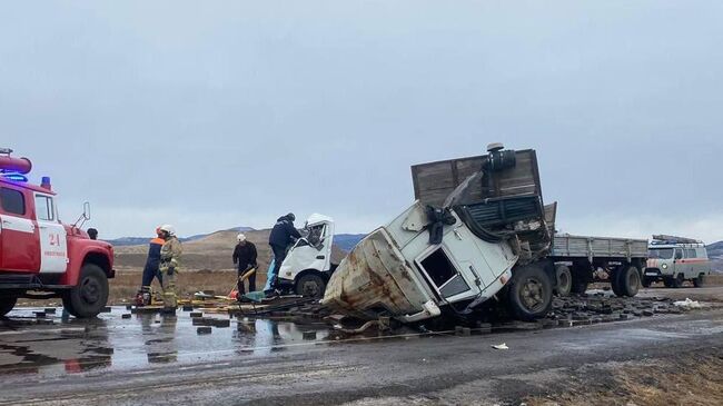 ДТП на федеральной трассе в Иволгинском районе Бурятии