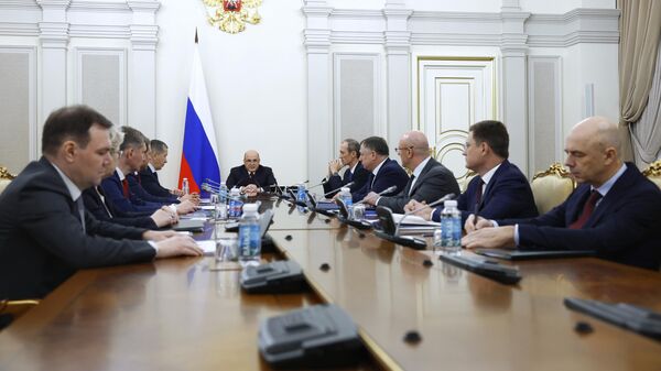 Председатель правительства РФ Михаил Мишустин проводит совещание с вице-премьерами РФ. Архивное фото