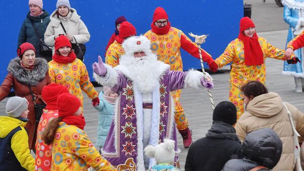 Удмуртский Дед Мороз Тол Бабай на Международной выставке-форуме Россия