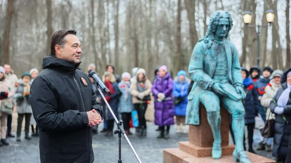 Открытие памятника Татищеву под Солнечногорском
