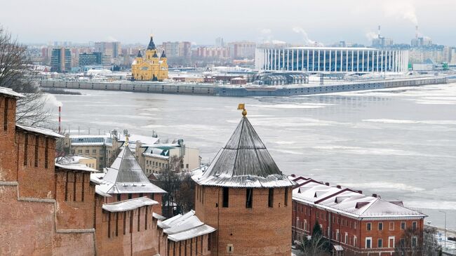 Зима в Нижнем Новгороде 