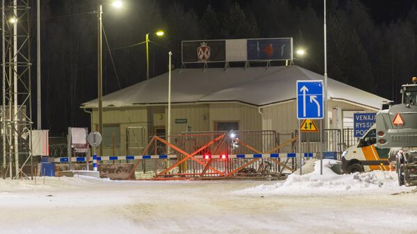 Закрытый пограничный пункт Вартиус  на границе Финляндии и России