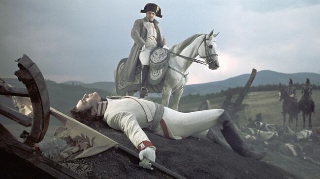 Кадр из фильма-эпопеи режиссера Сергея Бондарчука Война и мир